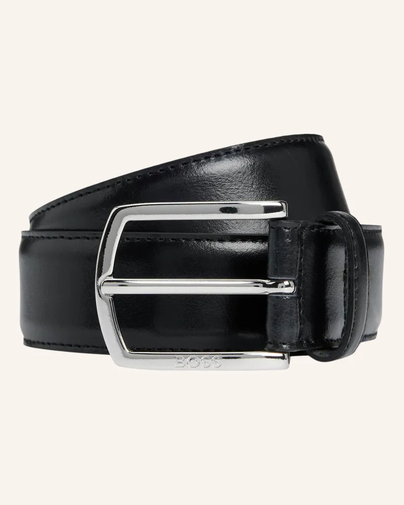 HUGO BOSS Business Gürtel CLAUS-TX-ST_SZ35 Schwarz