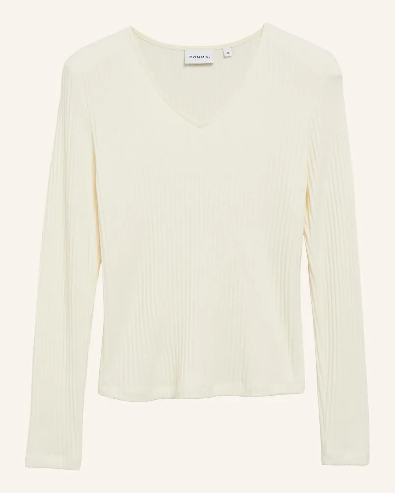 COMMA T-Shirt beige Creme