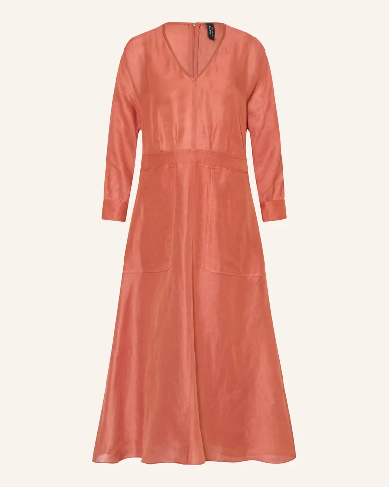 Marc Cain Leinenkleid Mit 3/4-Arm rot 488