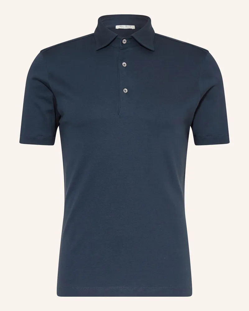 Stefan Brandt Jersey-Poloshirt LUCA Dunkelblau