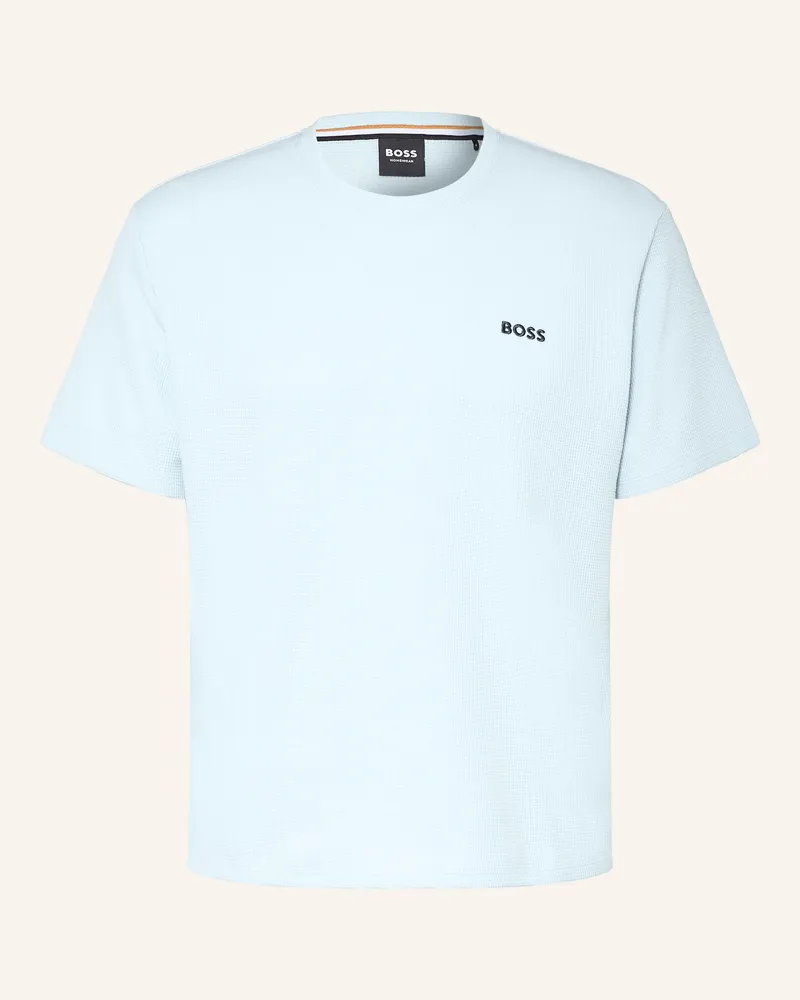 HUGO BOSS Schlafshirt blau Hellblau