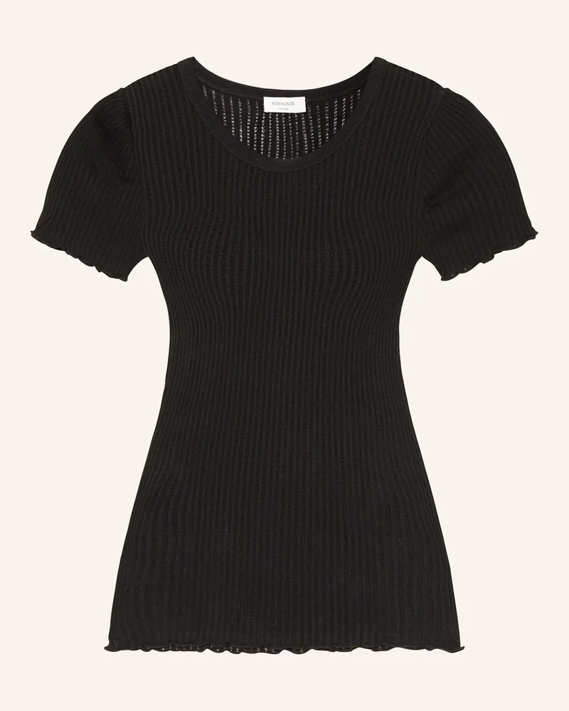 Rosemunde Strickshirt aus Seide Schwarz
