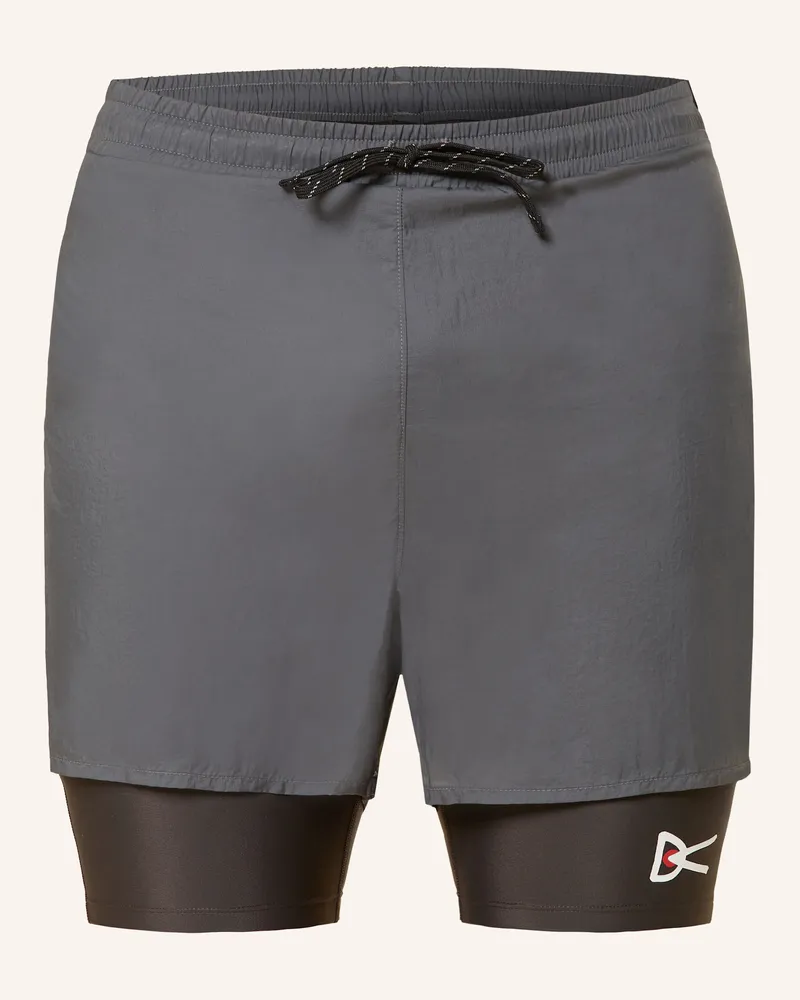 District Vision Lauf-Tights Dunkelgrau