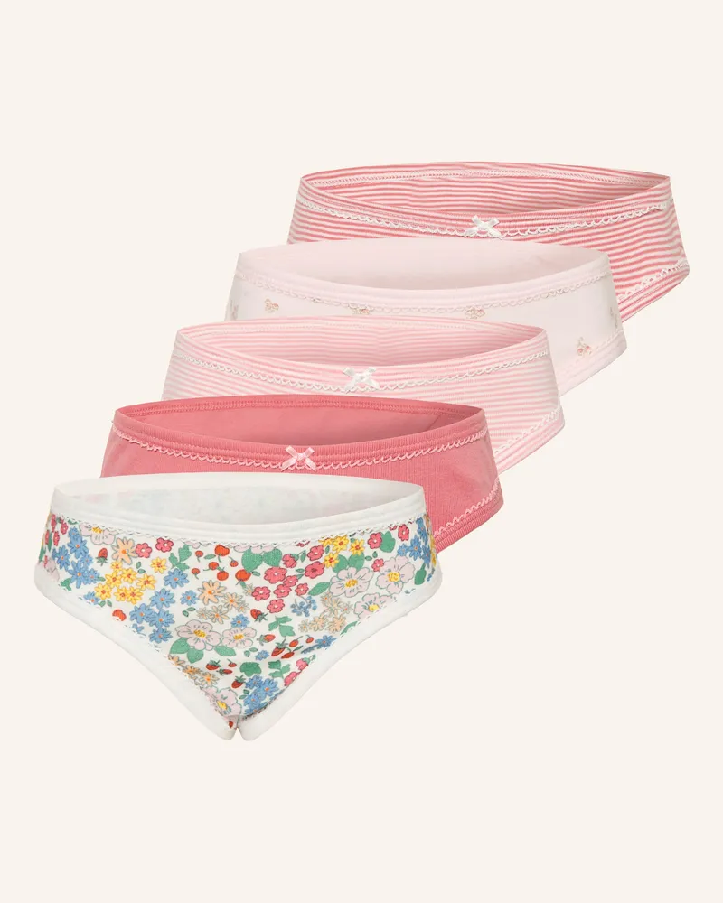 Petit Bateau 5er-Pack Slips rosa Rosa