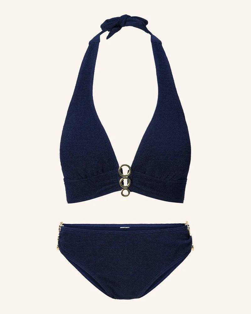 LingaDore Triangle padded bikiniset Blau