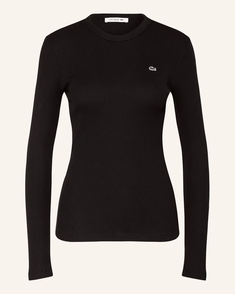 Lacoste Longsleeve schwarz Schwarz