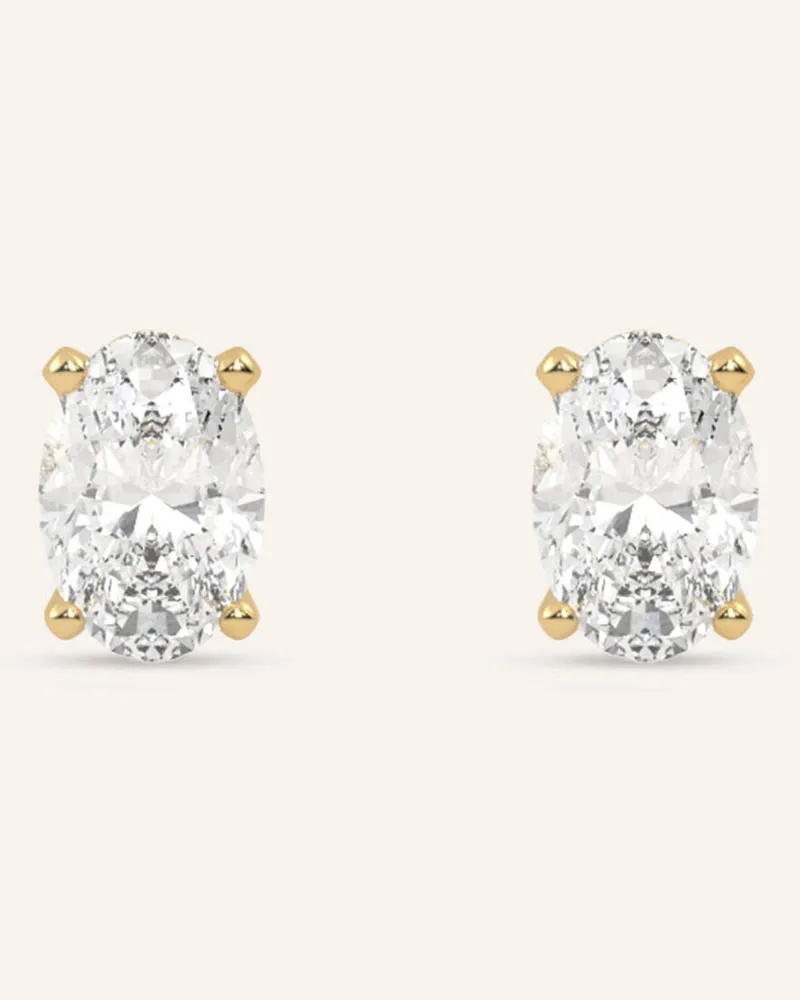 VEYNOU Ohrstecker Arden Aus 14 Karat Gelbgold Und 1,40ct. Lab-Grown Diamanten gold Gold