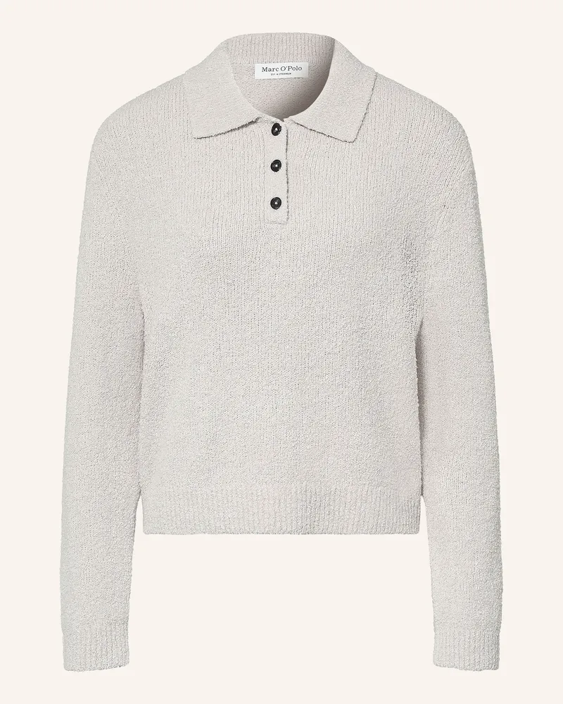 Marc O'Polo Strick-Poloshirt beige Creme