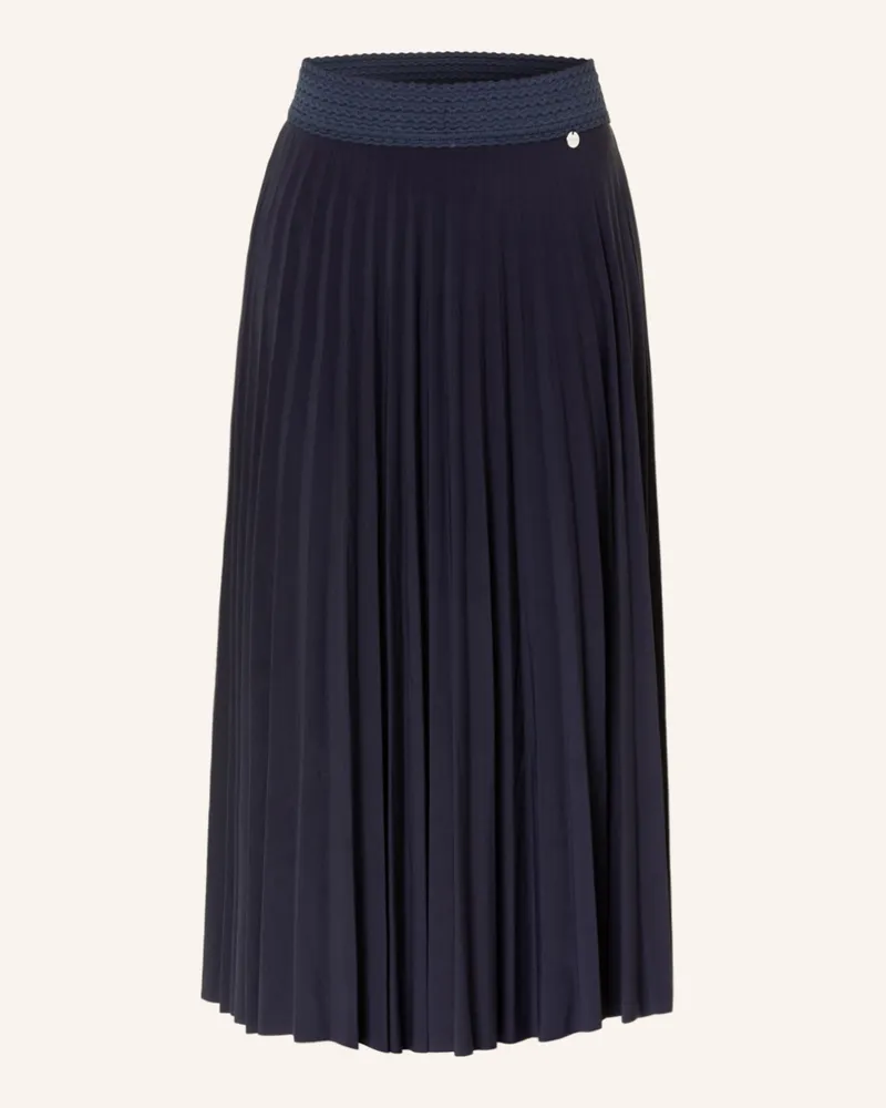 Rich&Royal Plisseerock blau Dunkelblau