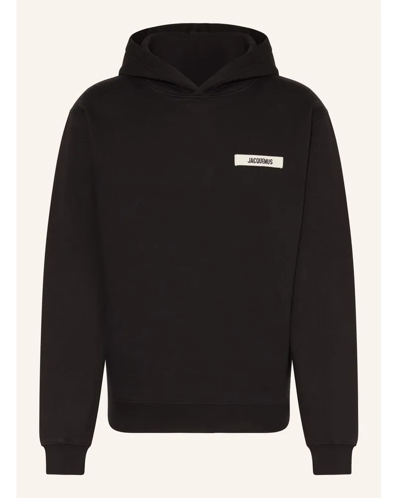 Jacquemus Hoodie LE HOODIE GROS GRAIN Schwarz