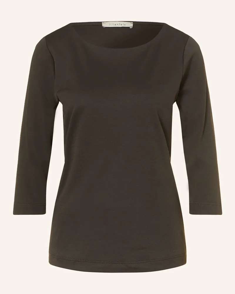 lilienfels Shirt Mit 3/4-Arm braun Dunkelbraun
