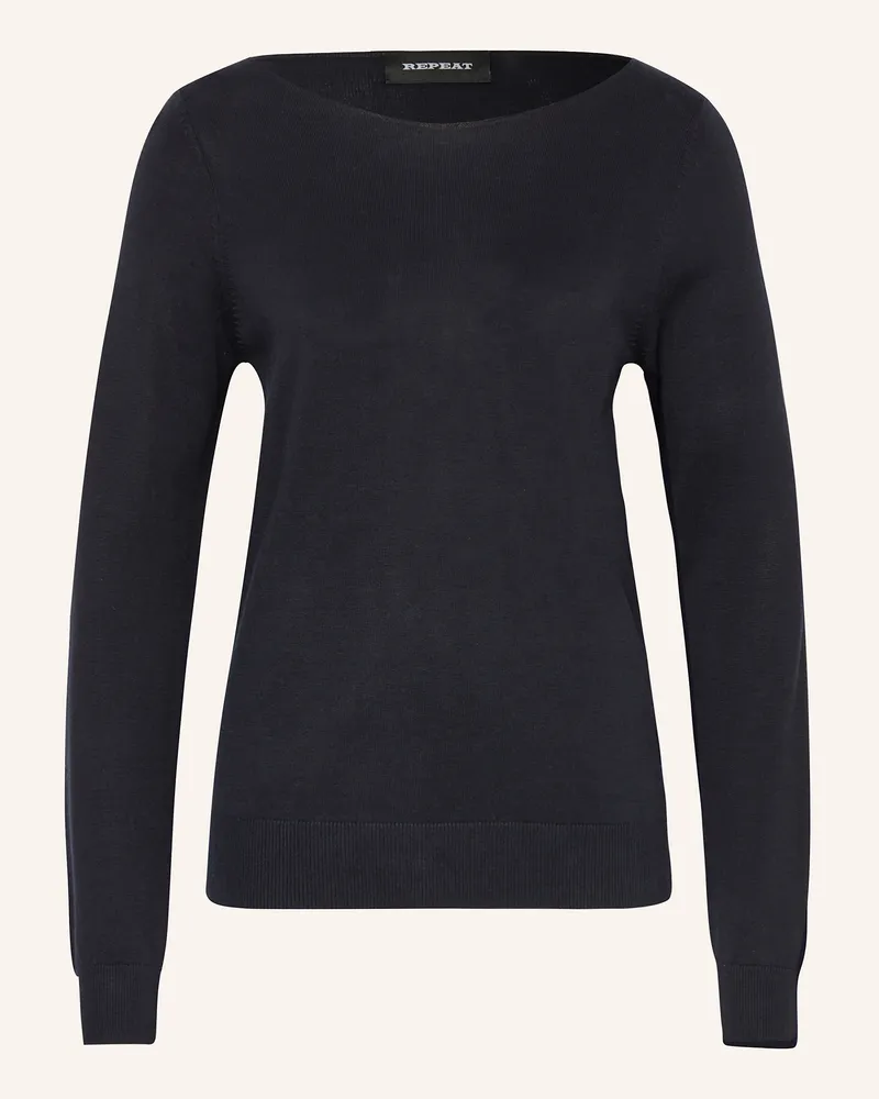 Repeat Pullover Dunkelblau
