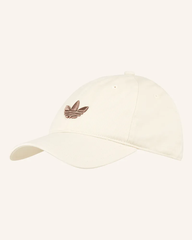 adidas Cap Adicolor Classic Trefoil weiss Hellbraun