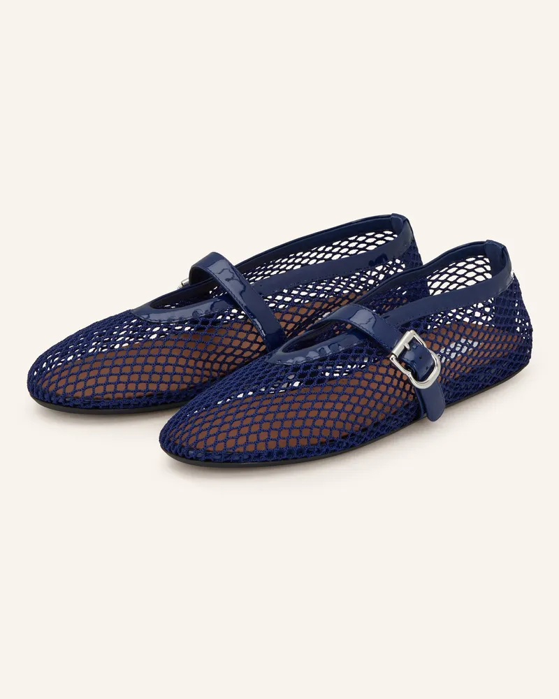 Alaïa Ballerinas blau Dunkelblau