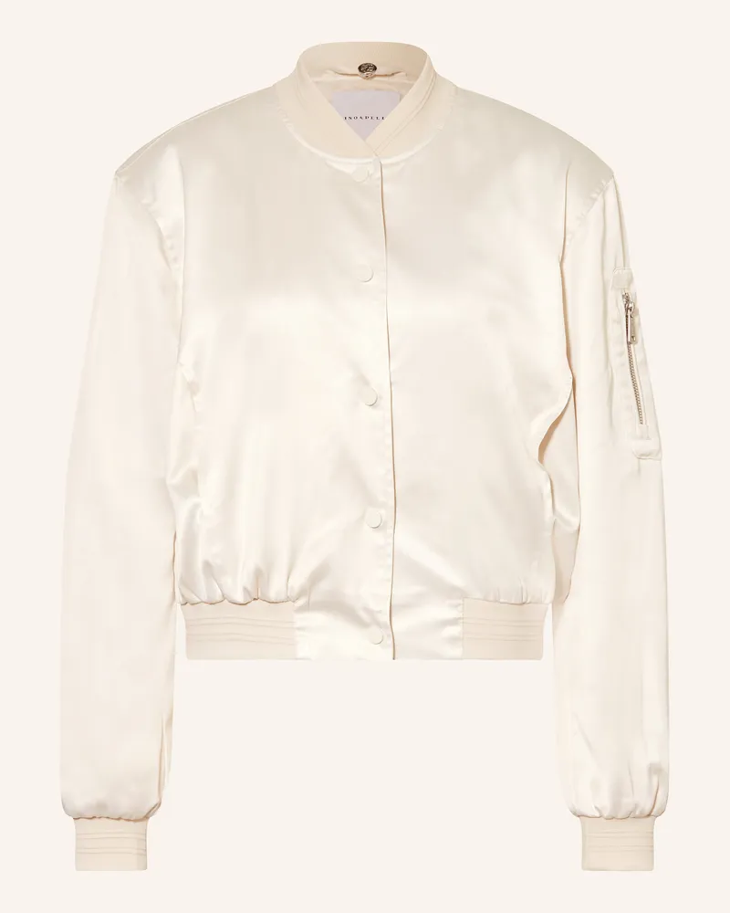 RINO & PELLE Satinblouson BANNER Ecru