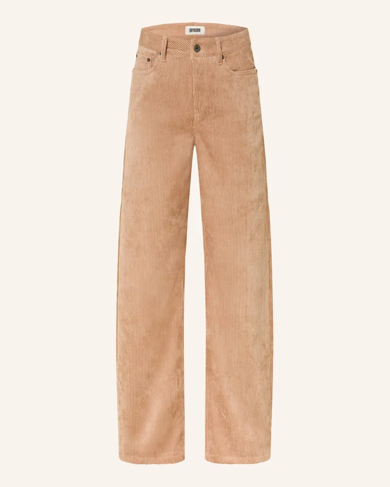 Drykorn Marlenehose Medley Aus Cord beige Camel