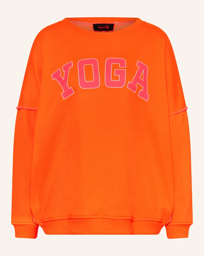Miss Goodlife Sweatshirt Neonorange