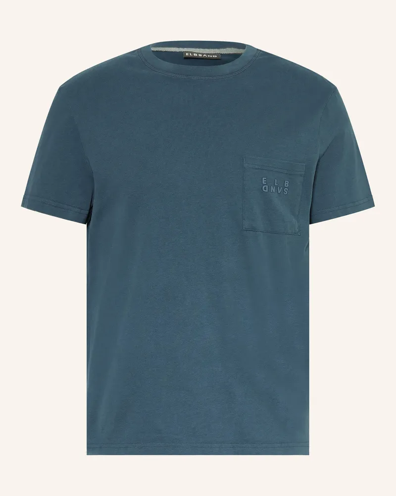 ELBSAND T-Shirt Salo blau Petrol