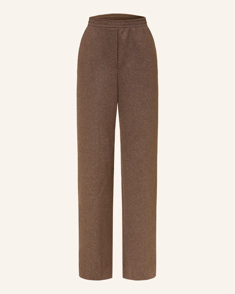 Max Mara Marlenehose Editta braun Dunkelbraun