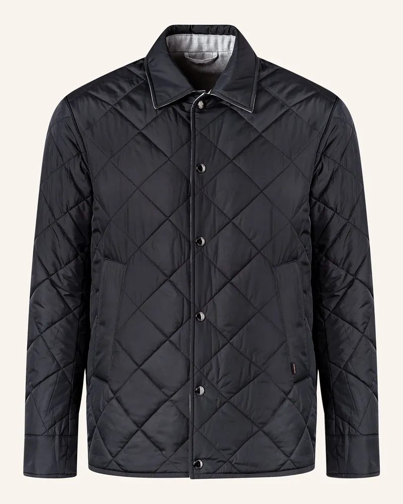 windsor. Steppjacke Orazio Zum Wenden blau Dunkelblau