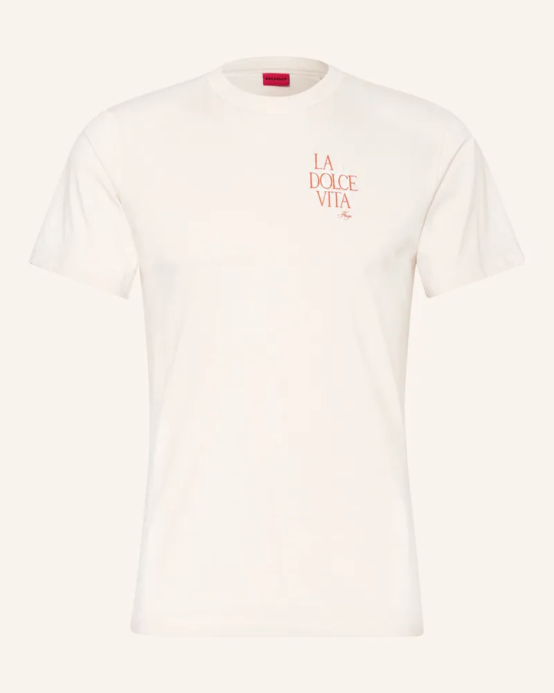 HUGO BOSS T-Shirt Vintage weiss Weiss