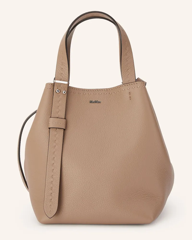 Max Mara Handtasche Hellbraun