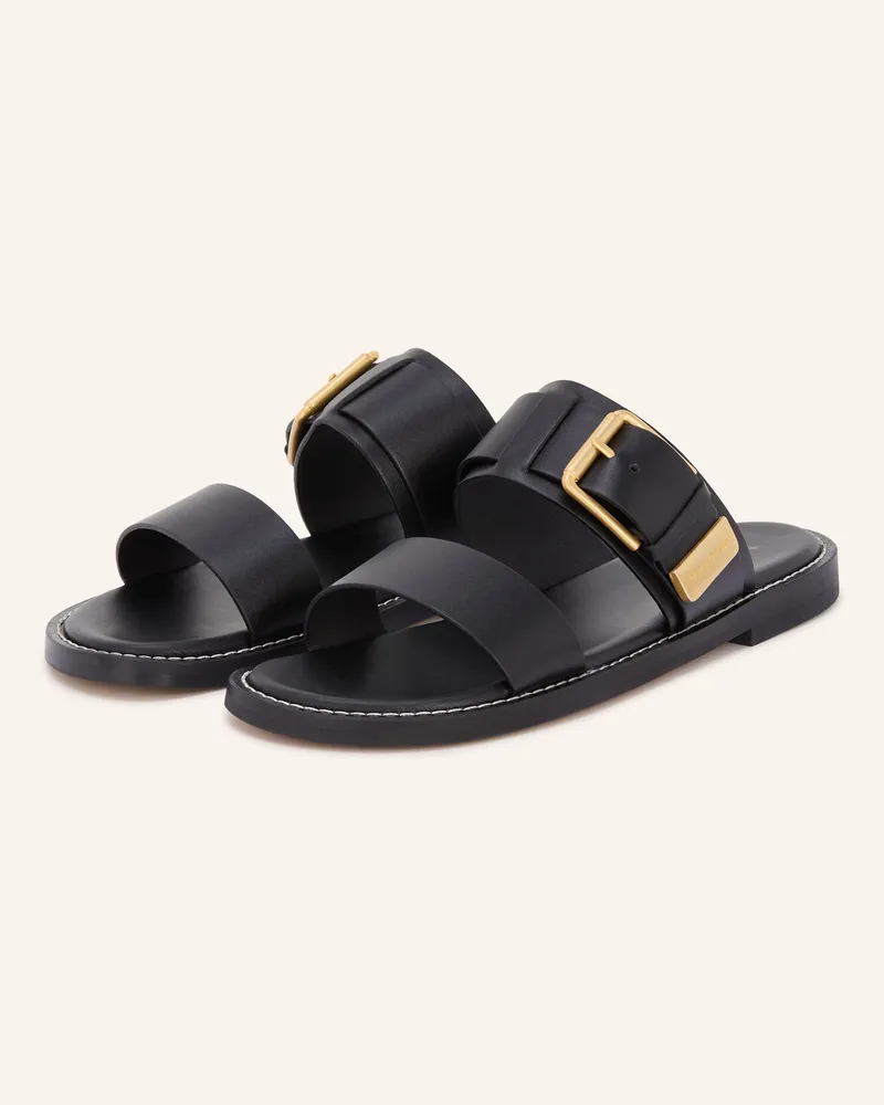 Marc O'Polo Pantoletten Schwarz