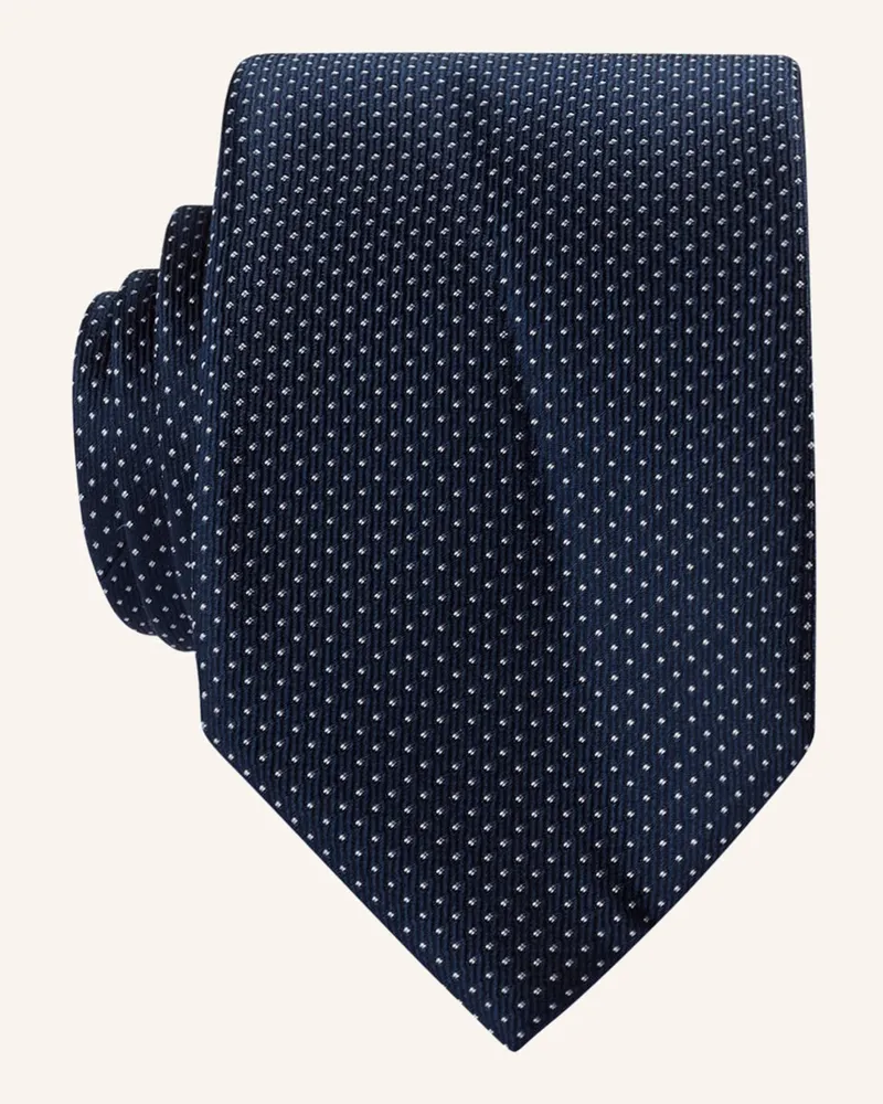 paul Krawatte blau Dunkelblau