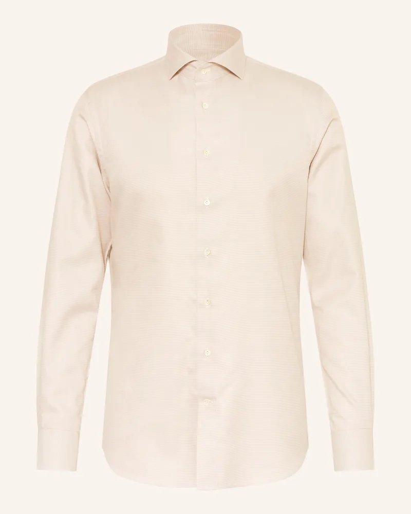 Profuomo Hemd Regular Fit Beige