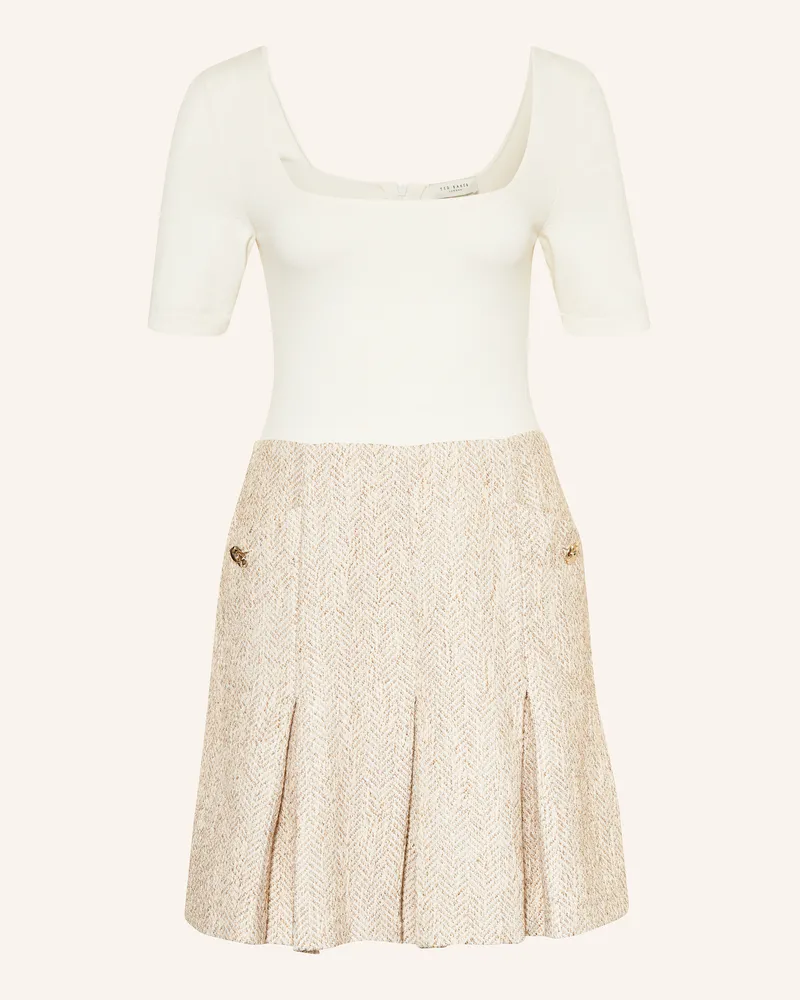 Ted Baker Bouclé-Strickkleid VULPAD Ecru