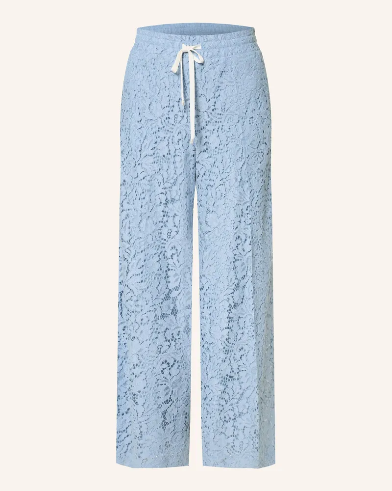 Cambio Marlenehose CLARA aus Spitze Hellblau
