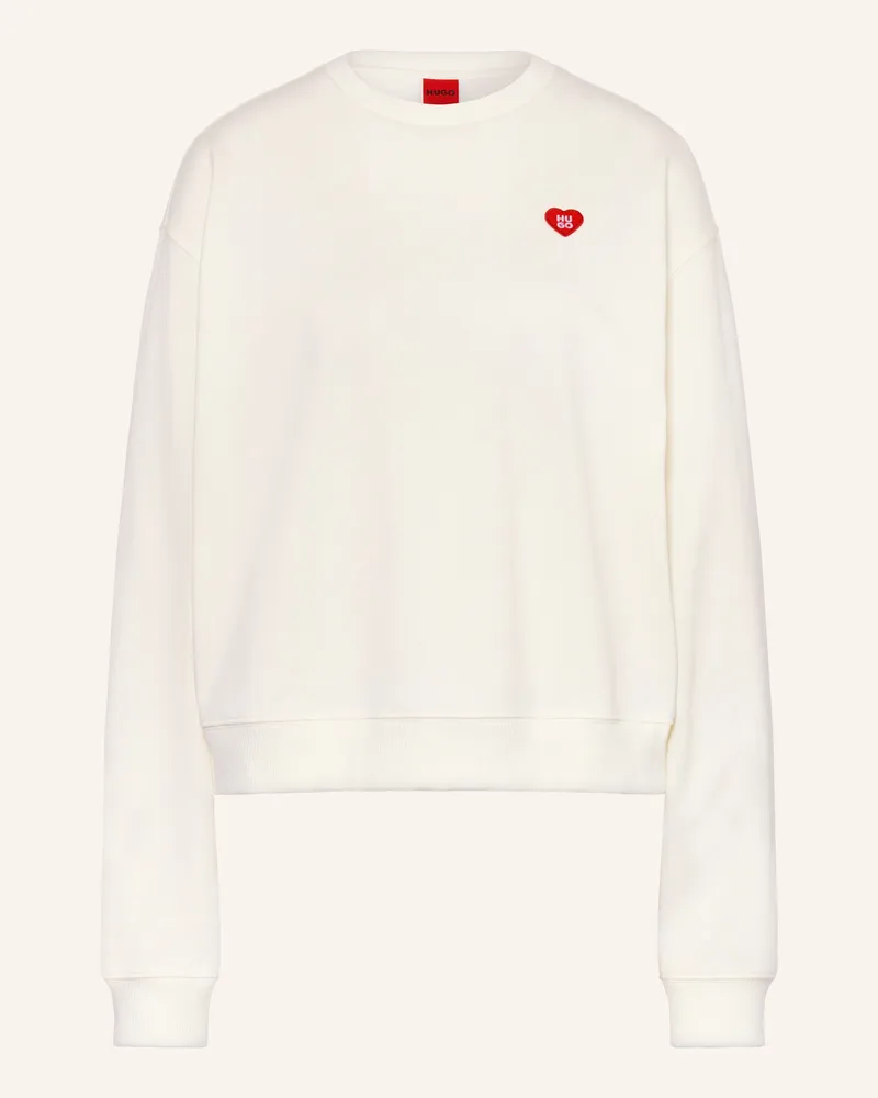 HUGO BOSS Sweatshirt DEROXINA Creme