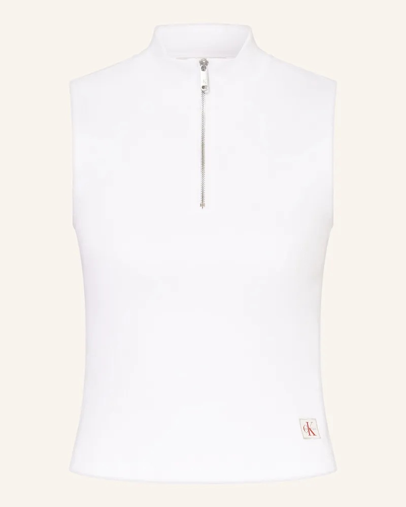 Calvin Klein Top Weiss