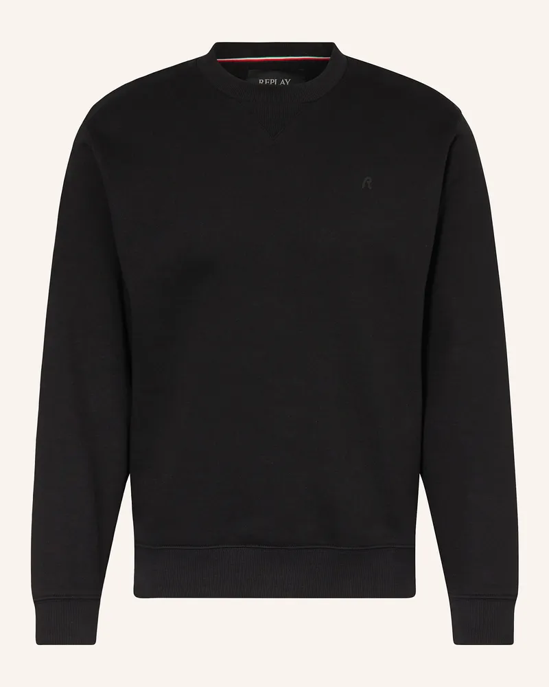 Replay Sweatshirt Schwarz