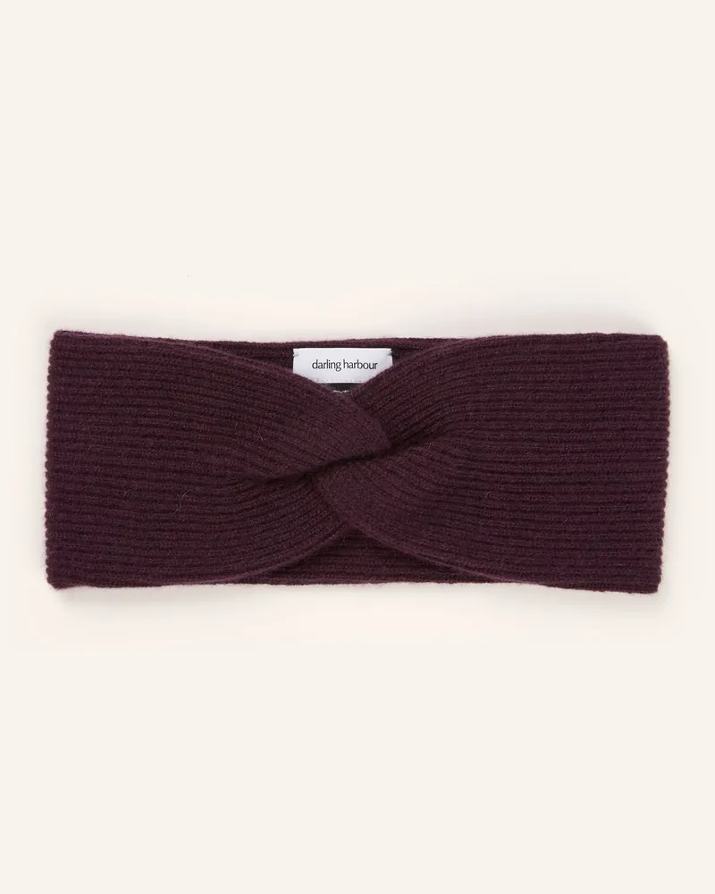 Darling Harbour Stirnband Aus Cashmere lila Plum