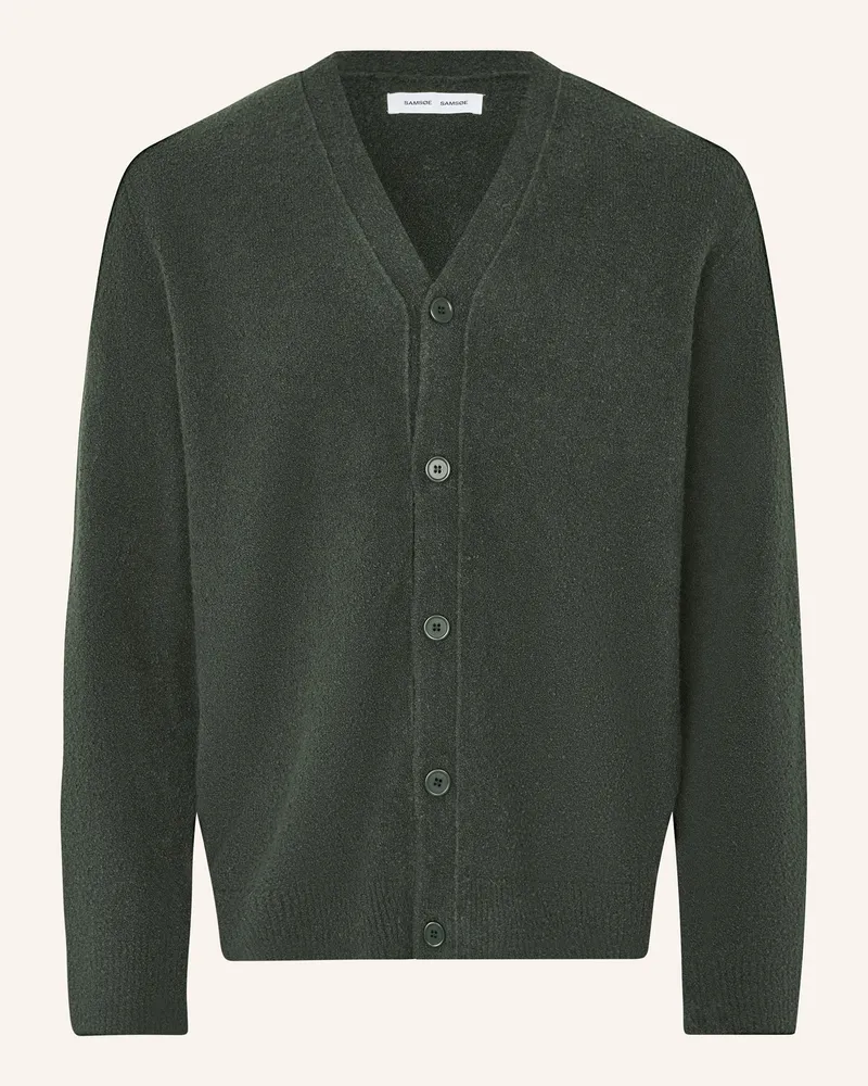 Samsøe & Samsøe Strickjacke Sanino gruen Dunkelgrün