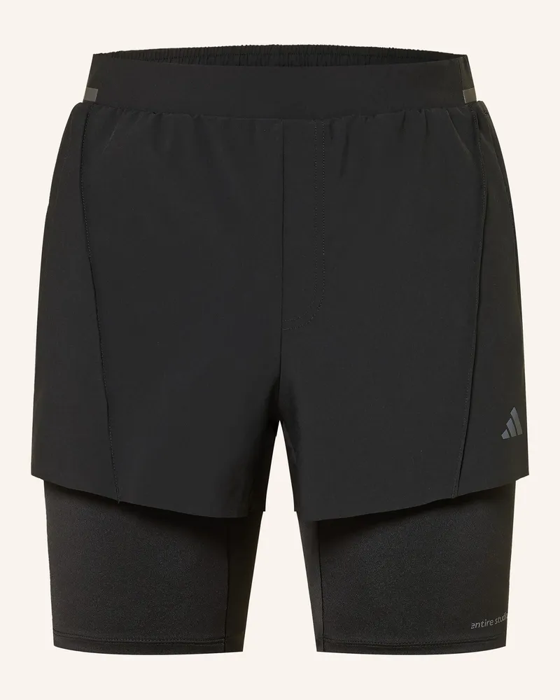 adidas 2-In-1-Trainingsshorts Adidas X Entire Studios d4t schwarz Schwarz