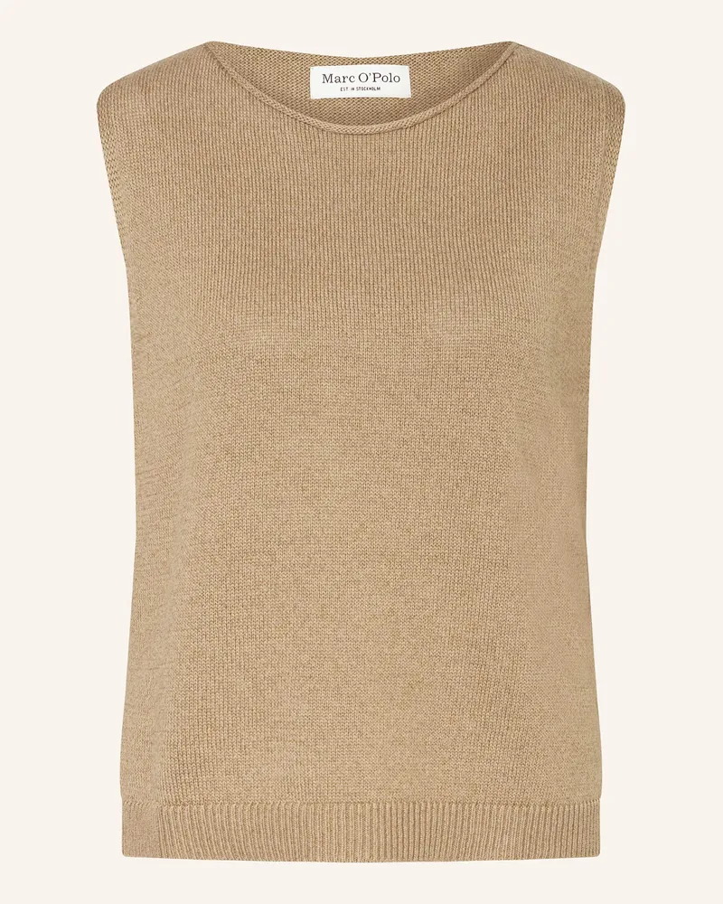 Marc O'Polo Pullunder mit Leinen Beige