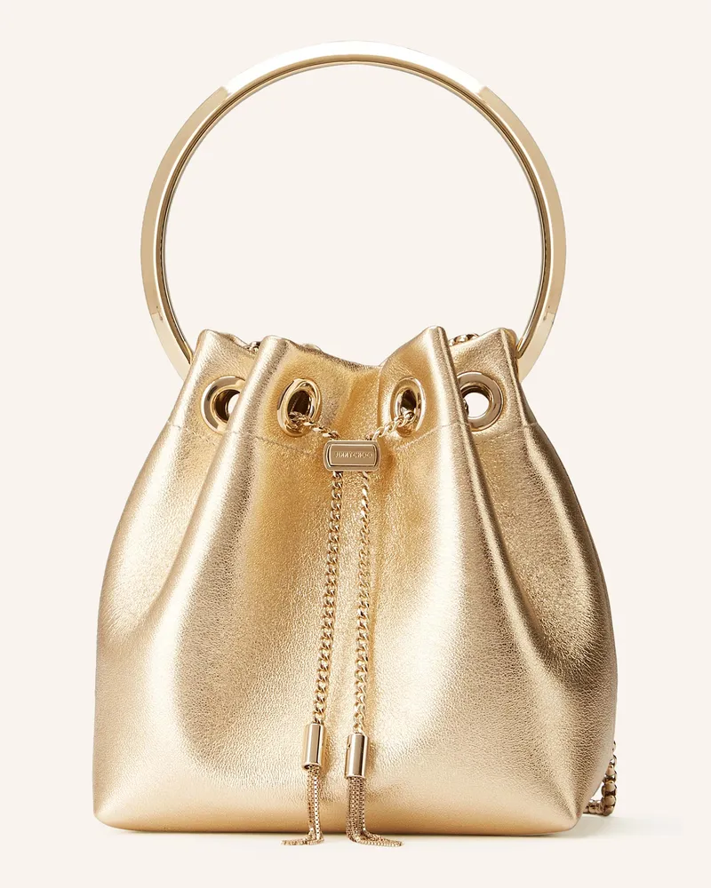 Jimmy Choo Beuteltasche BON BON Gold