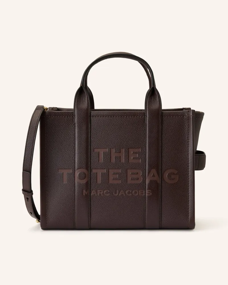 Marc Jacobs Shopper The Medium Tote Bag Leather braun Dunkelbraun