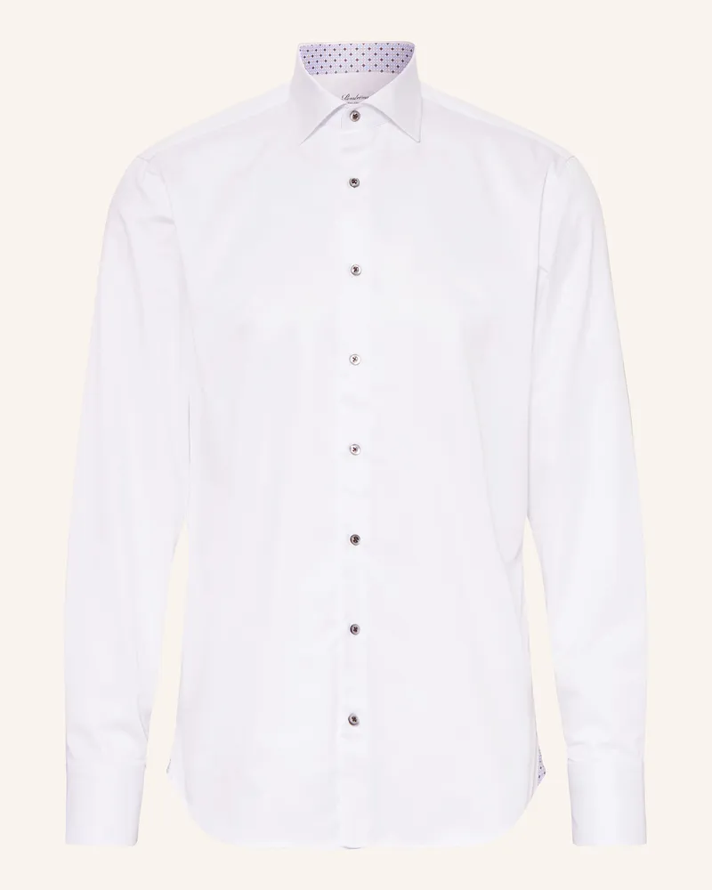 Stenströms Hemd Fitted Body Fit weiss Weiss