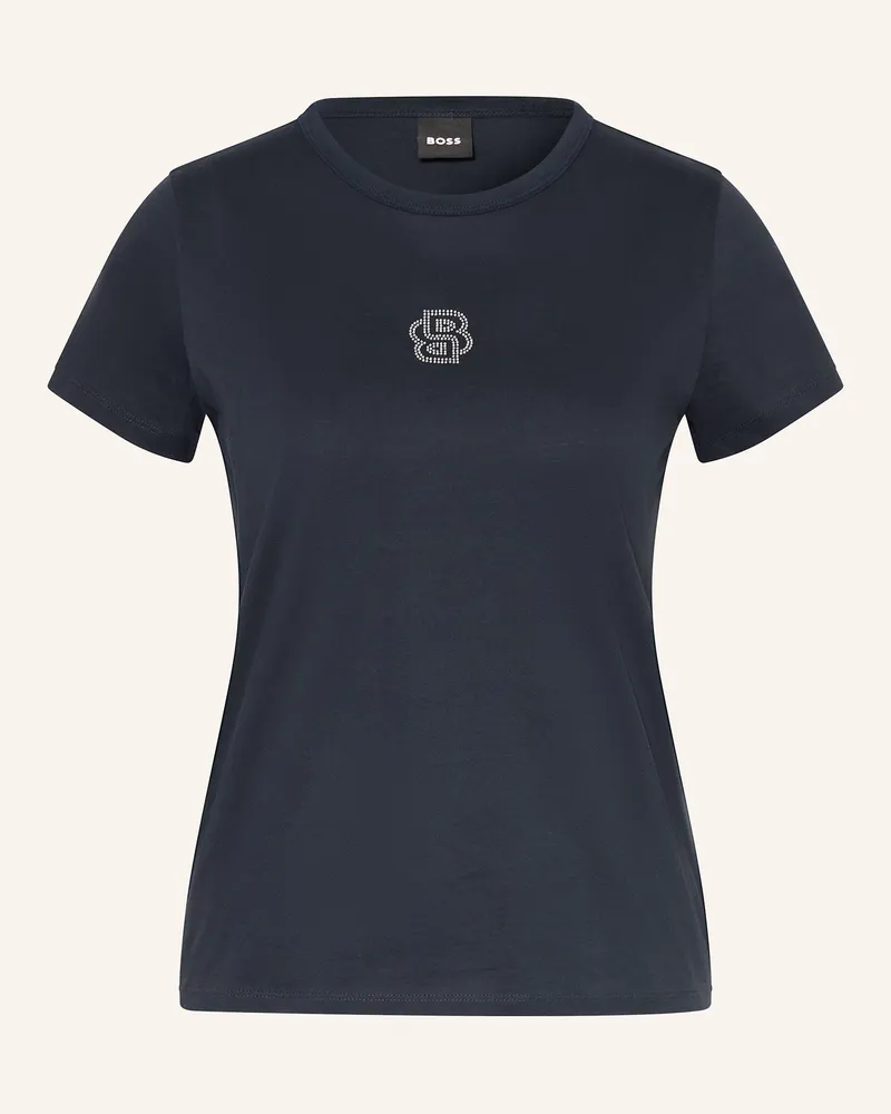 HUGO BOSS T-Shirt EVENTSA Dunkelblau