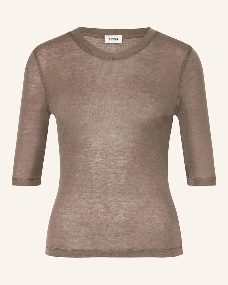 Drykorn T-Shirt Selay grau Taupe