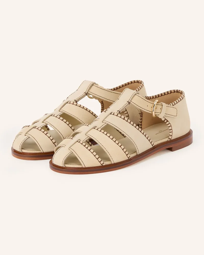 Claudie Pierlot Sandalen weiss Ecru