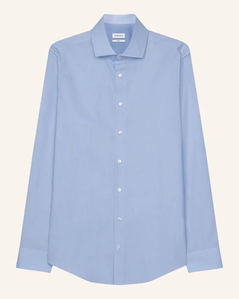 Seidensticker Business Hemd Slim Fit Hellblau