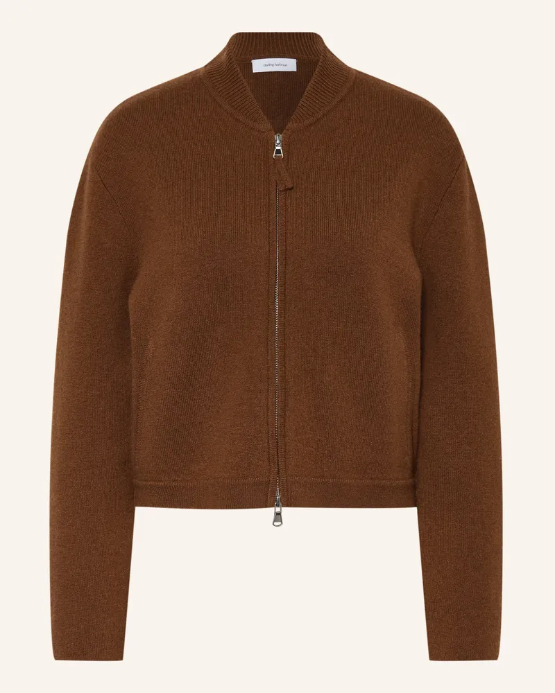 Darling Harbour Strickjacke Mit Cashmere braun Toffee