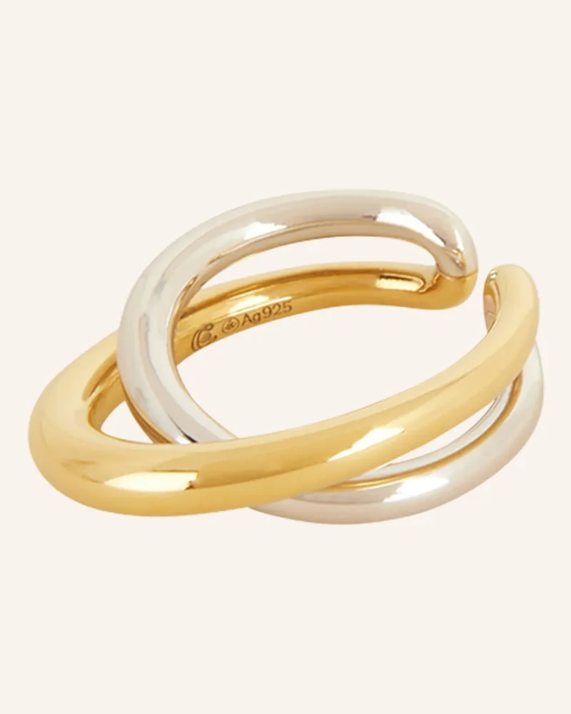 Charlotte Chesnais Ring Bague Initial gold Gold
