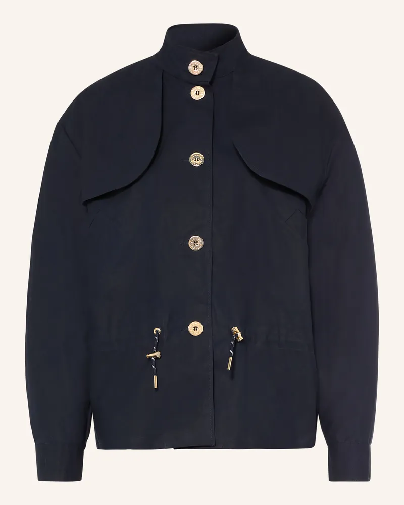 Claudie Pierlot Trench-Jacke blau Dunkelblau