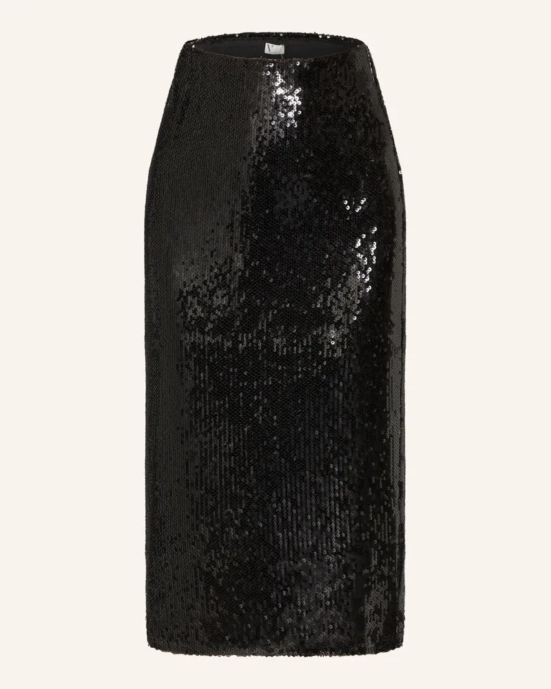 Vera Mont Rock mit Pailletten Schwarz