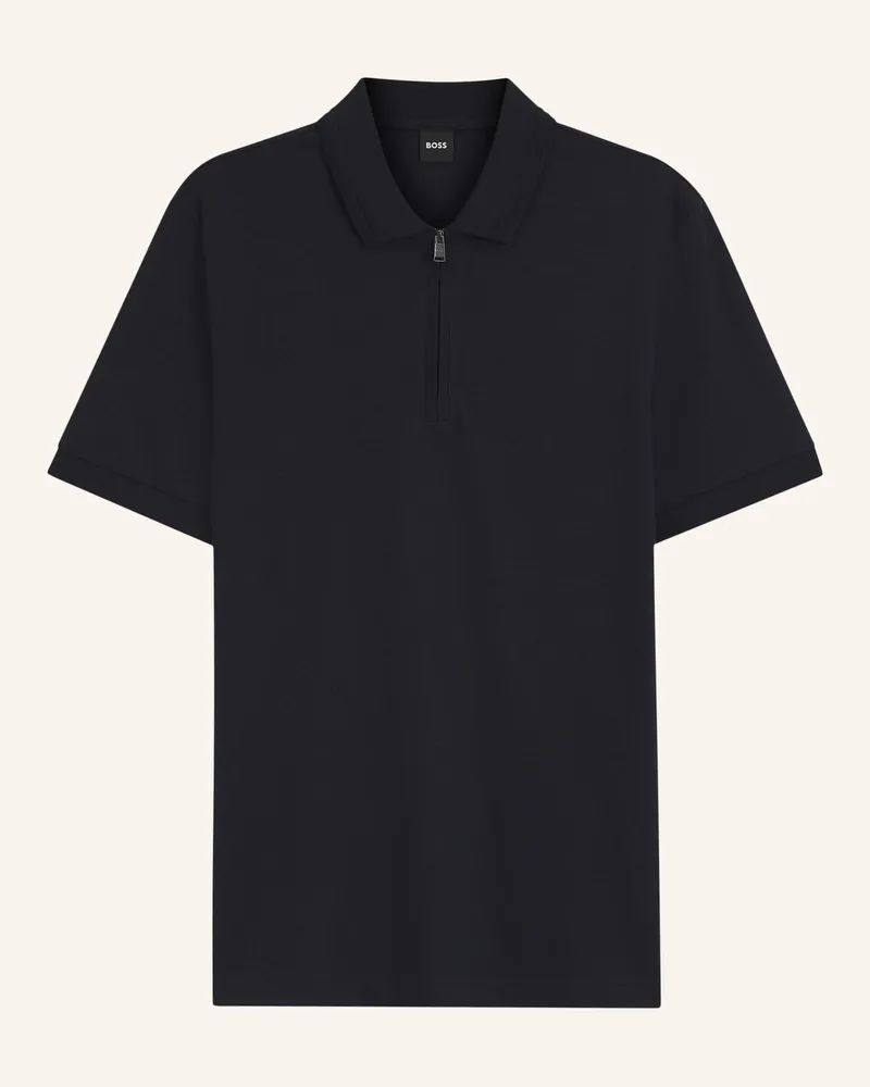 HUGO BOSS Poloshirt H-Paras 70 Regular Fit blau Dunkelblau